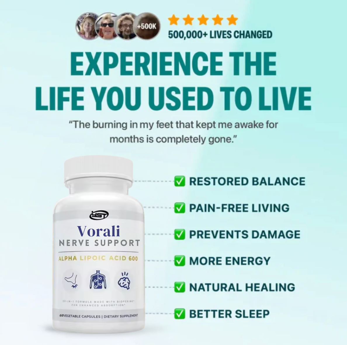 Vorali Neuro-Support: Restore Lost Sensation & Eliminate Nerve Pain Naturally