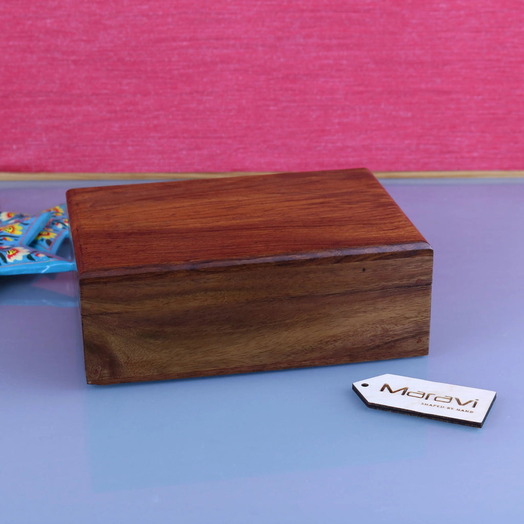 Khalka Wooden Storage Boxes