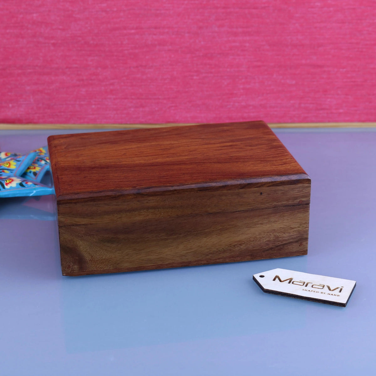 Khalka Wooden Storage Boxes