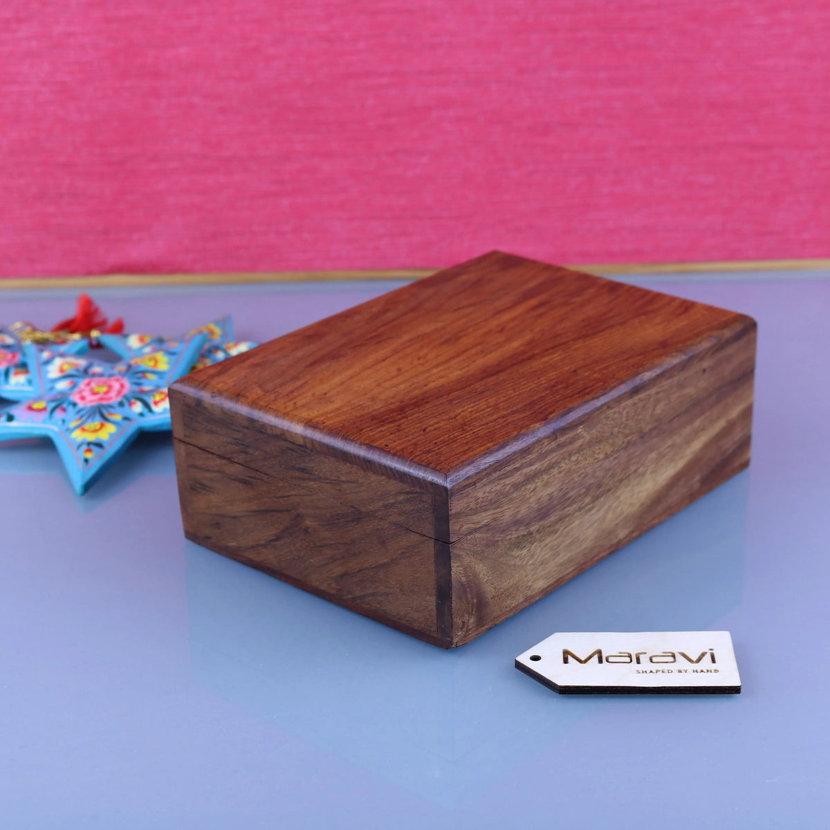 Khalka Wooden Storage Boxes